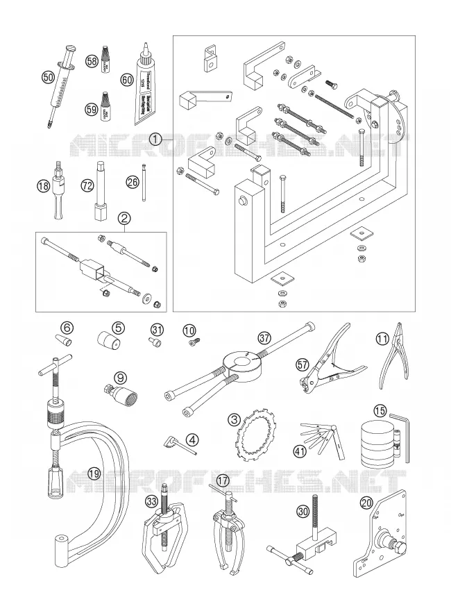 SPECIFIEKE GEREEDSCHAPPEN (MOTOR)