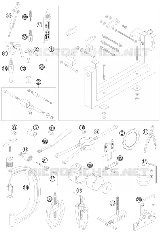 SPECIFIEKE GEREEDSCHAPPEN (MOTOR)