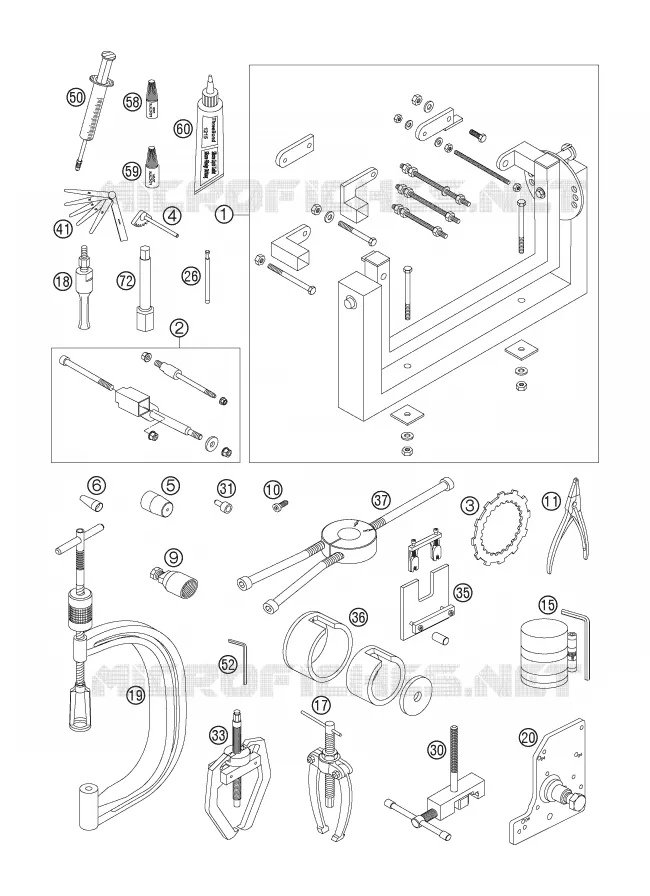 SPECIFIEKE GEREEDSCHAPPEN (MOTOR)