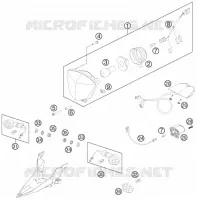 KOPLAMP / ACHTERLICHT