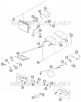 KOPLAMP / ACHTERLICHT