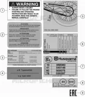 TECHNISCHE INFORMATIE LABEL