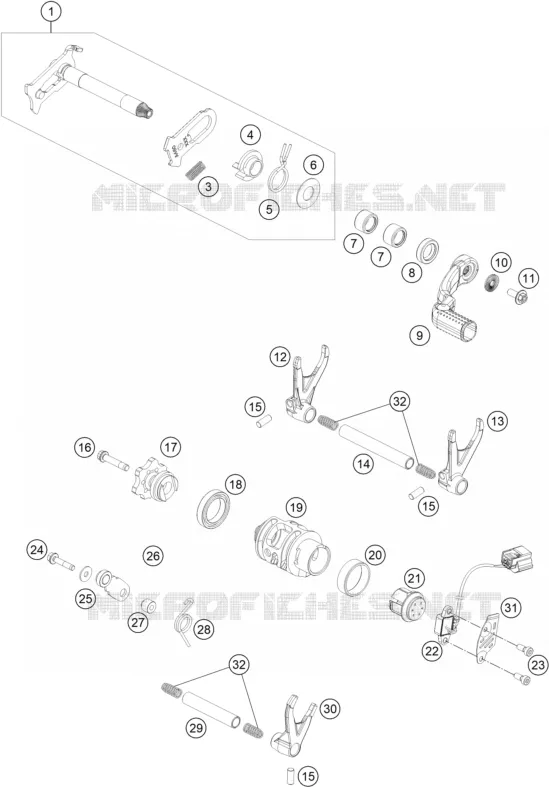 SCHAKEL MECHANISME