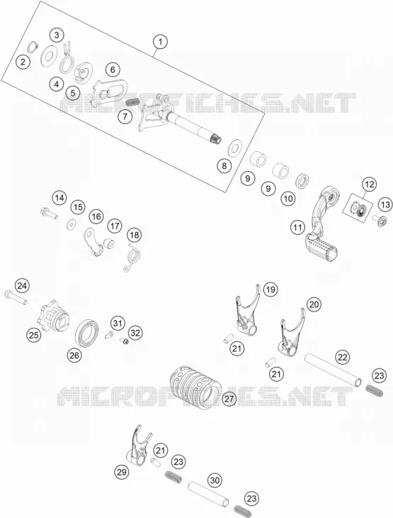 SCHAKEL MECHANISME