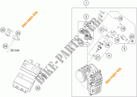 GASKLEP HUIS voor HVA 701 ENDURO 2023
