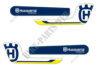 Handguard sticker set-Husqvarna