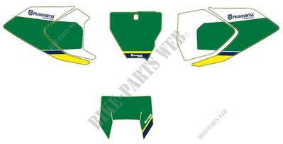 Start number backgrounds-Husqvarna