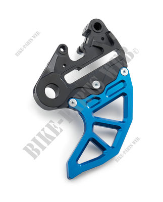 Brake caliper support with brake disc guard-Husqvarna