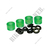 Elastomer kit green/soft-Husqvarna